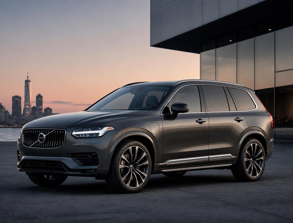 SUV premium completo estacionado em ambiente urbano